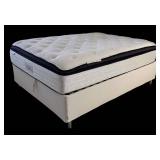 UL -Full-Size Lift Top Hydraulic Storage Bed Platform with Bedding