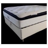 UL -Full-Size Lift Top Hydraulic Storage Bed Platform with Bedding