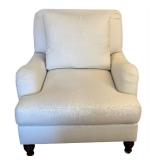 Pottery Barn Armchairs - Pair, Cream Upholstery