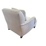 Pottery Barn Armchairs - Pair, Cream Upholstery