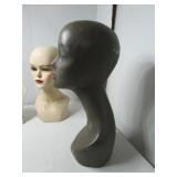 Vintage Mannequin Heads and Display Busts