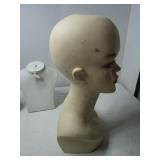 Vintage Mannequin Heads and Display Busts