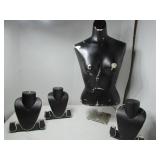 Vintage Mannequin and Necklace Bust Displays