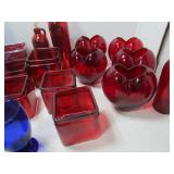 Blue and Red Vases/Planters