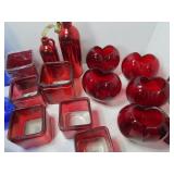 Blue and Red Vases/Planters