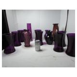Purple Glass Vases