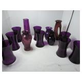 Purple Glass Vases