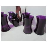 Purple Glass Vases
