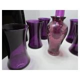 Purple Glass Vases