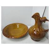 Glassware and Mcoy Bowl/Pitcher