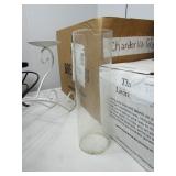 Candle Globes and Champagne Glasses