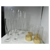 Candle Vases/ Centerpieces