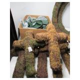 Twiggy Wreaths and Crosses