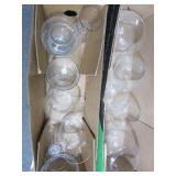 Clear Glass Bubble Vases