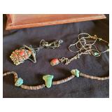 Jewelry Box with lots of Vintage Costume Jewelry