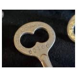 Nice Collection of Vintage Skeleton Keys & Early 20th Century Folk art Biplane