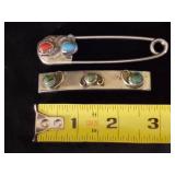 2 Sterling Silver Navajo Pieces Beautiful