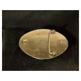 Sterling Silver Turqouise Navajo Belt Buckle  Heavy Duty