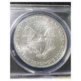 1996 AMERICAN SILVER EAGLE ANACS GEM BU