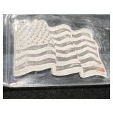 1 TROY OZ .999 FINE SILVER AMERICAN FLAG BAR