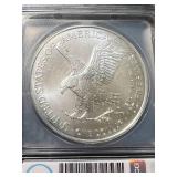 2024 AMERICAN SILVER EAGLE ICG MS70
