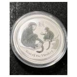 2016 AUSTRALIAN MONKEY HALF TROY OZ .999 FINE SILVER IN AIRTITE