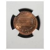 1991 US LINCOLN CENT NGC MINT ERROR UNC
