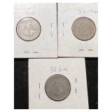 GROUP OF 3 US V NICKELS