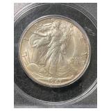1947 US WALKING LIBERTY HALF DOLLAR PCGS MS64