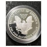 2003 PROOF AMERICAN SILVER EAGLE IN AIRTITE
