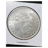 1890 US MORGAN SILVER DOLLAR