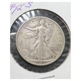 1942-S US WALKING LIBERTY HALF DOLLAR