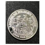 .6 TROY OZ .999 FINE SILVER COLORADO MINING ROUND