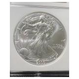 2000 AMERICAN SILVER EAGLE NGC MS69