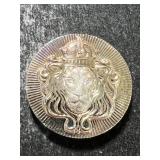 2 TROY OZ .999 FINE SILVER SCOTTSDALE MINT ROUND