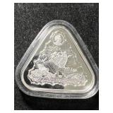 1 TROY OZ .999 FINE SILVER TRIANGLE BAR IN AIRTITE