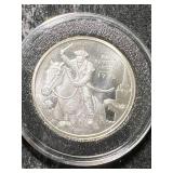 HALF TROY OZ .999 FINE SILVER MONEY METALS EXCHANGE ROUND