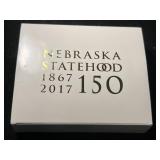 1 TROY OZ .999 FINE SILVER NEBRASKA STATEHOOD ROUND IN BOX
