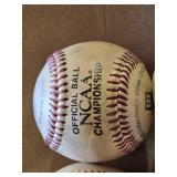 Lot of 4 Baseballs Including NCAA and Rawlings