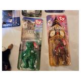 Ty Beanie Babies Lot including Maple, Glory, Erin, Britannia, Libearty, Righty, Lefty, and more