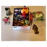 Lot of Assorted Toys and Action Figures Including Groot and Character Figures