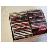 Box of Movie Soundtrack CDs including Titanic, Braveheart, and Batman Forever and More