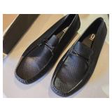 Faranz Black Loafer Shoes Size 9.5D