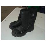 WFS Black Winter Boots Size Unknown, Insulated, Rubber Sole Size 11