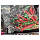 Lot of Jewelry and Craft Supplies including Beads, Bracelets, and Earrings