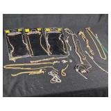 Various Jewelry Items including Adult Face Mask Extension Lanyards and Necklaces