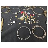 Huge Lot of Earrings Including Hoop Earrings