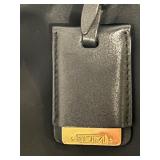 Trumi Canvas Backpack Purse - Black with Gold-Tone Hardware