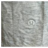 Lululemon Neon Lime Tank Top - Black Zip Hoodie - Grey Tee - Black Pants - Aviator Nation Red yoga pants