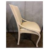 Vintage Transitional Coastal White Dining Chairs - Set of 6